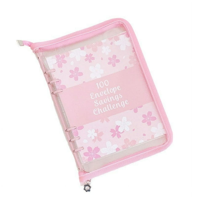 Savings Challenges Book Loose Leaf Notebook 100 Day Money Saving Book Challenge Cash Savings Money Saving Book