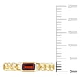 thumbnail image 3 of Everly Women's Garnet 10k Yellow Gold Ring, 3 of 10