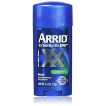 Arrid Xx Solid Antiperspirant and Deodorant for Men, Unscented - 2.6 oz, 6 Pack
