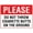 Warning Sign 1, variant on Please Do Not Throw Cigarette Butts On The Ground Sign - 8"x12" Aluminum Metal Tin Plate, Safety Restriction Alert Caution Marker