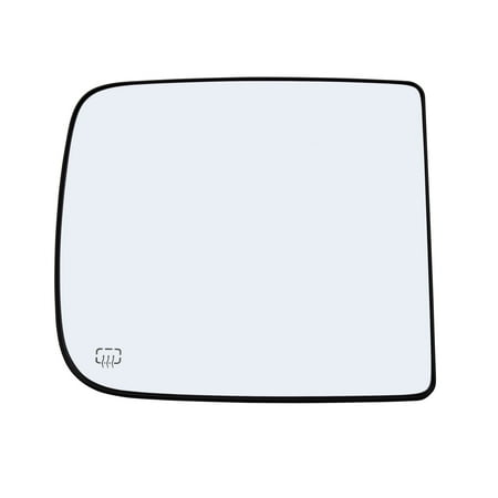Passenger Side Mirror Glass For 09-20 Dodge Ram 1500 2500 3500 (Upper Towing Mirror, Heated Defrost)