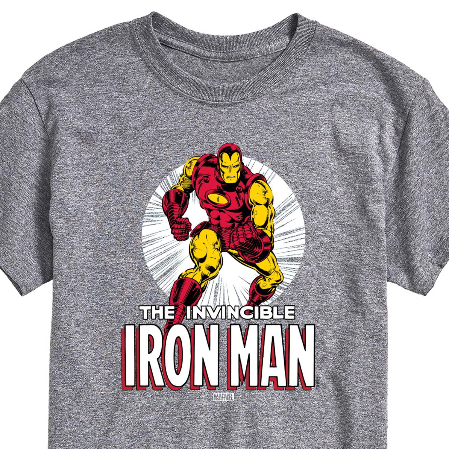 Marvel Iron Man - The Invincible Iron Man - Men's Short Sleeve Graphic T-Shirt