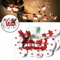 thumbnail image 2 of OUSITAID Christmas Snowman String Led Lights Santa Claus String Lights Christmas Decoration 10/20 LEDs Christmas Tree Home Garden Party, 2 of 8