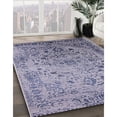 thumbnail image 3 of Ahgly Company Machine Washable Indoor Rectangle Industrial Modern Wisteria Purple Area Rugs, 3' x 5', 3 of 7