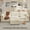 Beige, variant on Lofka Convertible Couch and Sofa and L Shaped Sectional Sofa Bed for Living Room Gray