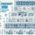 thumbnail image 2 of Cinta Decorativa Chitidr 6 Rollos 5 cm x 27 m Azul Navideña, 2 of 6