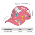 thumbnail image 2 of Sikiie Yoga Unicorn Unisex Vintage Washed Unstructured Baseball Cap Soft Cap Adjustable Unisex Baseball Hat Dad Hat, 2 of 6