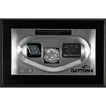 Dale Earnhardt Jr. 2004 Daytona 500 Winner Daytona Zinc Replica Showpiece with Piece of Track