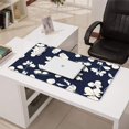 thumbnail image 3 of Long Mouse Pads for Desk,Pioneer Flower Floral Print Pattern Desk Mats on Top Of Desks, Desk Mouse Pad Extra Large with 3mm Non-Slip Base and Stitched Edge for Gaming,Office,Work,Home 31.5"x15.7", 3 of 6