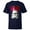Navy, variant on Star Wars The Clone Wars Trooper Helmet - Short Sleeve T-Shirt for Kids - Customized-White