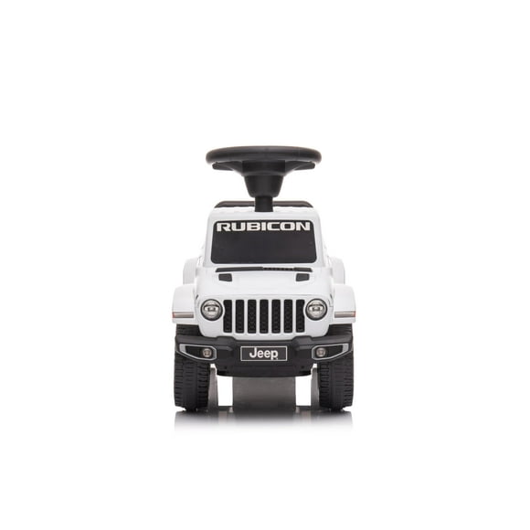 Best Ride On Cars Jeep Gladiator Ride-On Push Car Combo, Foot-to-Floor Design, Realistic and Stylish Kids Car, Honking Horn, Under-Seat Toy Storage, for Ages 18 Months - 3 Years, White