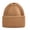 Camel, variant on Women's Ponytail Beanie Hat Thick Warm Knit Cold Weather Cap for Running Outdoor Sports Winter High Bun Friendly Black One Size