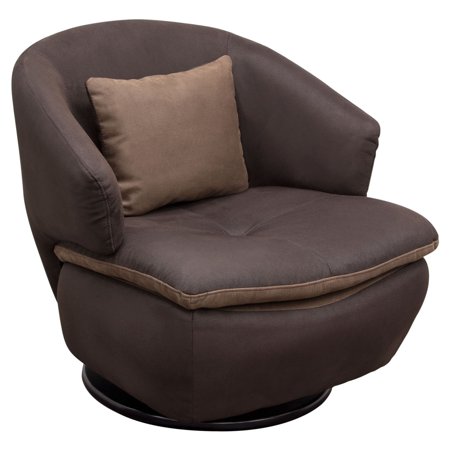 Diamond Sofa Rio Swivel Accent Chair - Brown - Walmart.com