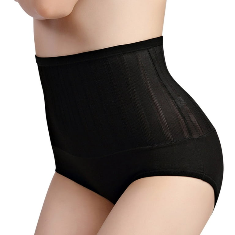 iOPQO Panties For Women Women Tummy Control Body Shaper High Waist Short  Trainer Corset Panties Shapewear Lifter Underwear Khaki + L