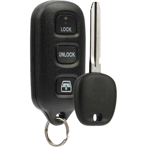 Keyless Entry Remote Fob   Ignition Key fits 2003-2008 Toyota 4Runner   Sequoia (HYQ12BBX 4C)