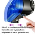 thumbnail image 4 of Gafas 3D VR Realidad Virtual Pantalla Completa Visual Gran Angular VR Gafas Caja para Anteojos con Control Remoto Bluetooth (Negro Pro), 4 of 5