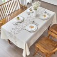 thumbnail image 5 of EcoNesxp 84" 60 x Bohemian Linen Wrinkle-Resistant Tablecloth, 5 of 5