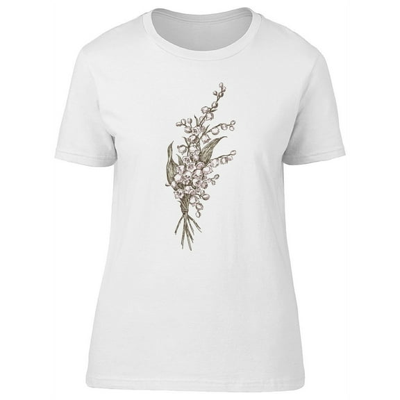 Lilies Of The Valley Flowers T-Shirt Women -Image by Shutterstock, Female x-Large
