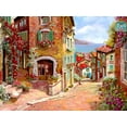 thumbnail image 2 of Borelli, Guido 24x19 White Modern Wood Framed Museum Art Print Titled - La Ridiscesa al Mare, 2 of 4
