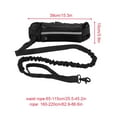 thumbnail image 4 of Wweixi Pet Leash Retractable Handsfree Pet Walking Rope Running Training Waist Pulling Rope Black, 4 of 6