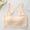 Beige, variant on OGLCCG Sports Bra for Teens Girls Padded Medium Support Criss Cross Back Strappy Workout Bra High Impact Gym Activewear Top 5-15 Years