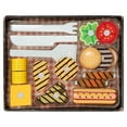 thumbnail image 5 of Melissa & Doug Grill and Serve BBQ Set (20 pcs) - Wooden Play Food and Accessories, 5 of 10