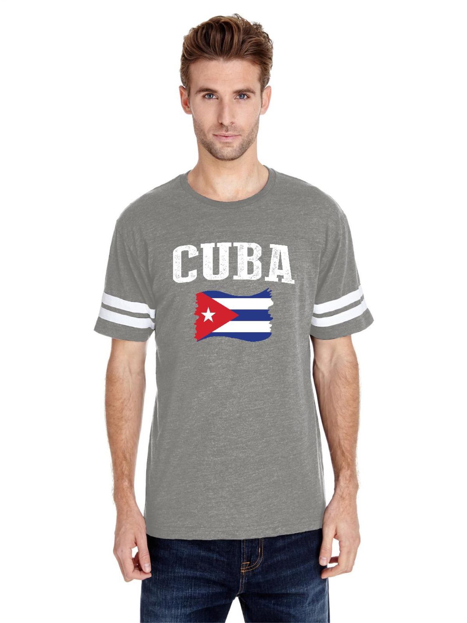 Unisex Cuba Football Fine Jersey T-Shirt - Walmart.com - Walmart.com