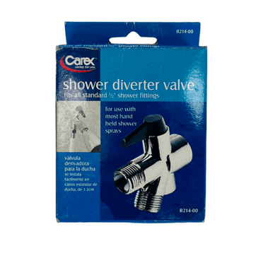 Carex Shower Diverter Valve B214-00 Fits all Standard 1/2in Shower Fitting