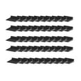 thumbnail image 4 of Sellos de esquina de puerta perfecl 50 Uds tiras de sellado autoadhesivas negro, 4 of 8