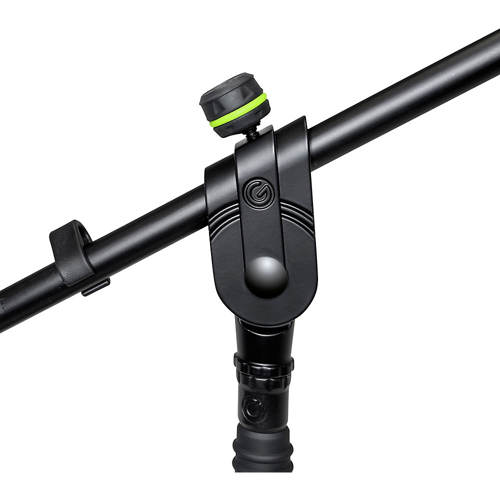 Gravity GMS2322B Microphone Stand with Round Base and 2-Point Adjustment Telescoping Boom