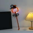 thumbnail image 4 of Uutvery Halloween Luminous Light Up Screw Stick Witch Handheld Twister Rod Long Wand Durable Cosplay Decorative Props Decorative Stems Props for Party Home Office Indoor Gifts Black and Orange, 4 of 8