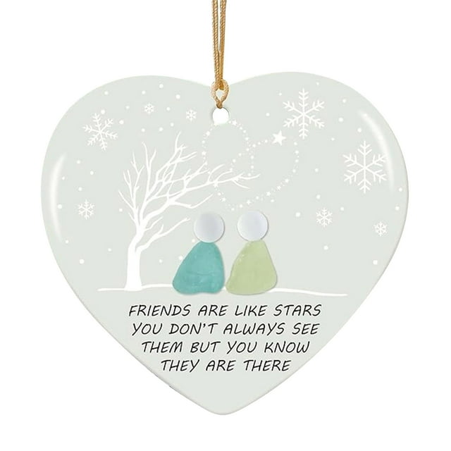 ABPWLY Sea Glass Friendship Decor Heart Keepsake Natural Sea Glass Handmade Personalized Relationship Symbol Home Office Centerpiece Thoughtful Gift Easy Care 1Pc
