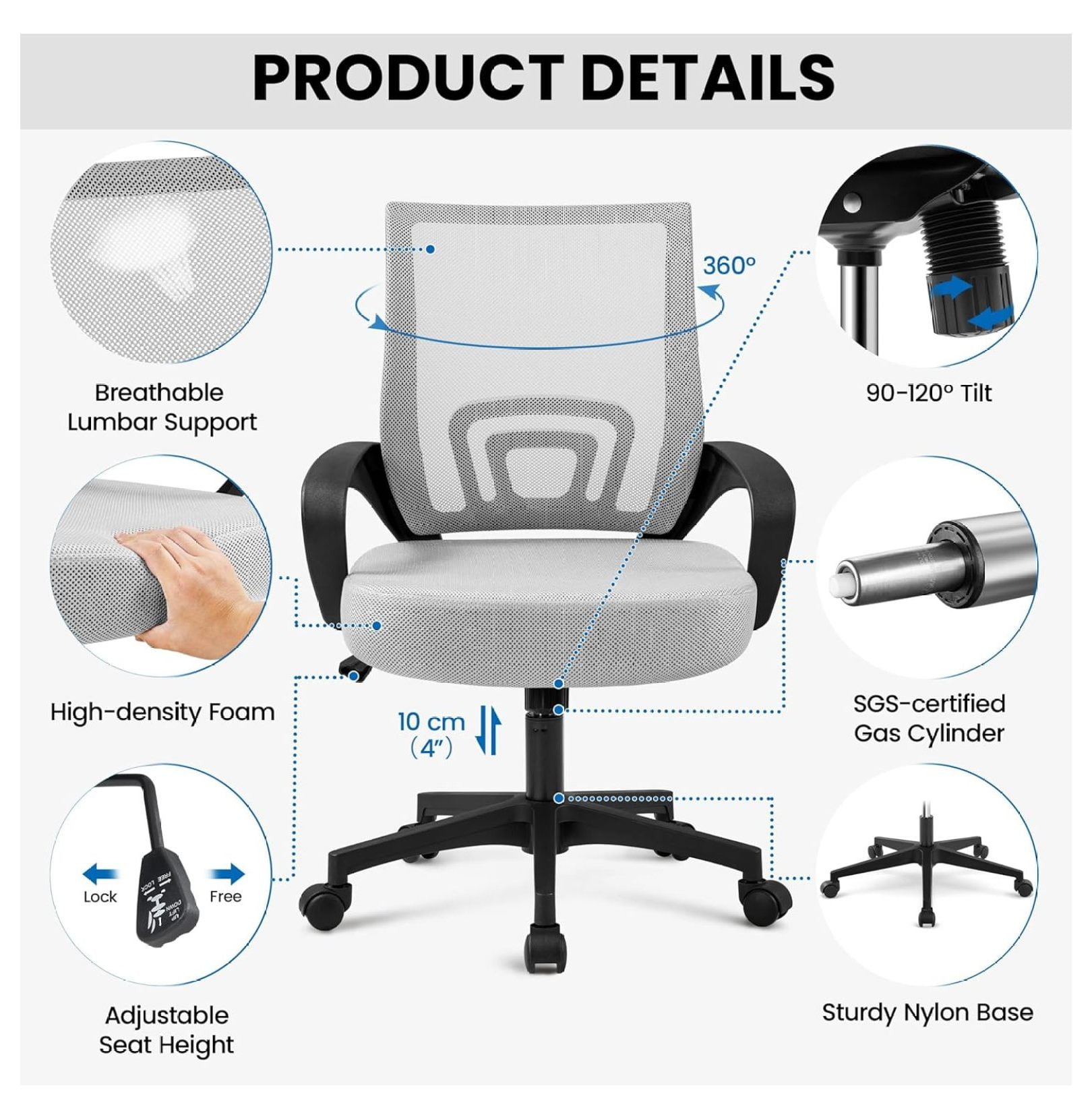 Jadona Executive Office Chair Computer Desk Chair Office