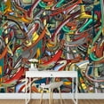 thumbnail image 3 of wall26 - Abstract Artistic Background for Design.Vector - Removable Wall Mural | Self-Adhesive Large Wallpaper - 66x96 inches, 3 of 6