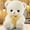 White, variant on Gqtwoy 35CM Sitting Bear Plush Toy, Soft Pillow Doll, Comfortable and Cute, Perfect for Birthday Gifts, Christmas Gifts, Soothing Sleep Companion, Home Decoration