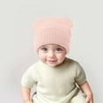 thumbnail image 2 of Toddler Hat Winter Knitted Hat With Bear Ear & Warm Lined - Thick Soft Yarn Cap,Warm Thermal for Cold Weather,Stylish Headwear for Outdoor Activities,Size:0-3 Years, 2 of 6