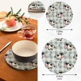 thumbnail image 3 of Table Trivets for Hot Dishes Milk and Cute Cow Round Trivet Mat 2PCS Kitchen Potholders Heat Resistant Pot Holder for Bowl Teapot Home Decor Gifts, 3 of 7