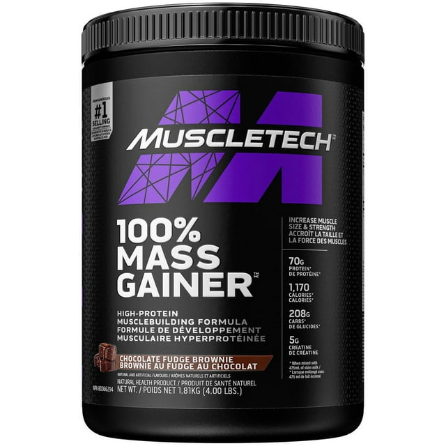 MuscleTech 100% Mass Gainer Protein Powder