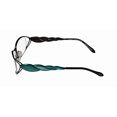 thumbnail image 4 of NEW KOALI 6982K WOMENS/LADIES DESIGNER FULL-RIM BLACK / GREEN OPAL FRAME DEMO LENSES 52-17-130 EYEGLASSES/SPECTACLES, 4 of 9