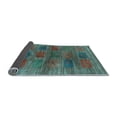 thumbnail image 2 of Ahgly Company Indoor Rectangle Abstract Light Blue Contemporary Area Rugs, 2' x 5', 2 of 4