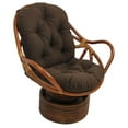 thumbnail image 1 of 48-inch by 24-inch Solid Twill Swivel Rocker Cushion, 1 of 2