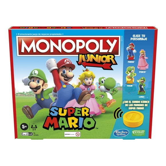 Juego de Mesa Hasbro Monopoly Super Mario Junior
