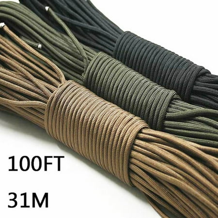 

ANLV 31M 7-Strand Outdoor Survival Climbing Traction Rescue Cord Survival Rope