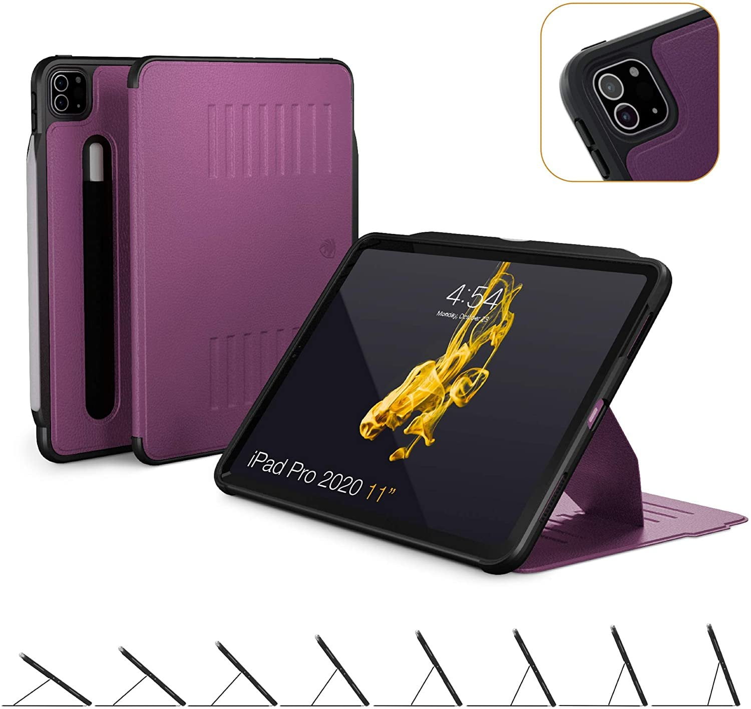 ZUGU CASE 2020 iPad Pro 4th Gen Alpha Case w/ Convenient Stand