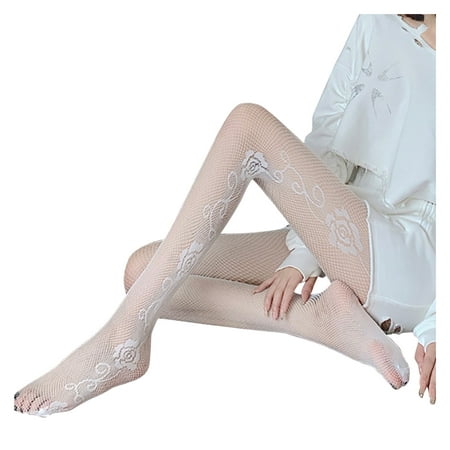 

Pianpianzi Theatricals Tights Sparkly Nude Tights for Women Women Winter Tights Fleeced Lined Women s Sexy Pattern Tights Fishnet Floral Print Pantyhose Stockings Seggings Free Size (without Panties)