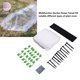 thumbnail image 4 of Marco De Aros De Jardín, Fibra De Vidrio De Polietileno, Resistente A La Intemperie, Aros De Invernadero Reutilizables, Túnel De Cultivo Flexible Para Plantas Y Verduras, 4 of 7