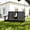 Black, variant on SERWALL HDPE 4-ft Outdoor Porch Swing, Patio Porch Swing with Cup Holders, 660LBS Weight Capacity for Patio, Garden, Blue