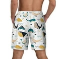 thumbnail image 4 of Fotbe Cute Whale Men’s Swim Trunks Quick Dry Swim Shorts Board Shorts with Mesh Lining-3X-Large, 4 of 9