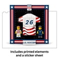 thumbnail image 5 of LEGO Editions 2026 U.S. Soccer National Team Jersey - Building Set for Boys & Girls, Ages 10+ - Fathers Day Gift - Bedroom or Shelf Decor for Sports Fans - 43033, 5 of 9