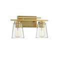 thumbnail image 3 of Elegant Calhoun Vanity Light in Warm Brass, 3 of 5